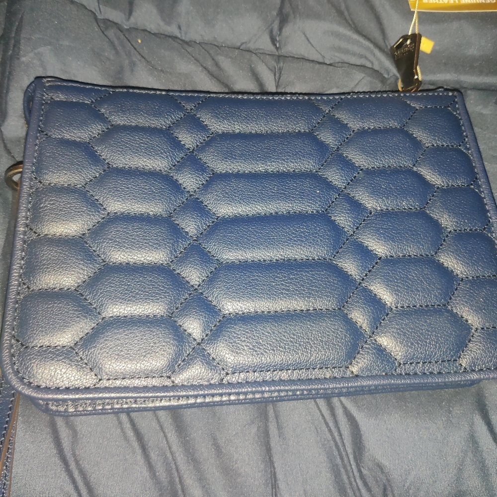 Leather Wristlet Clutch